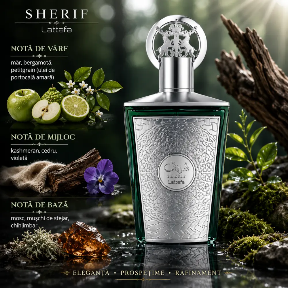 Lattafa Sherif Eau de Parfum Bărbătesc 100 ml
