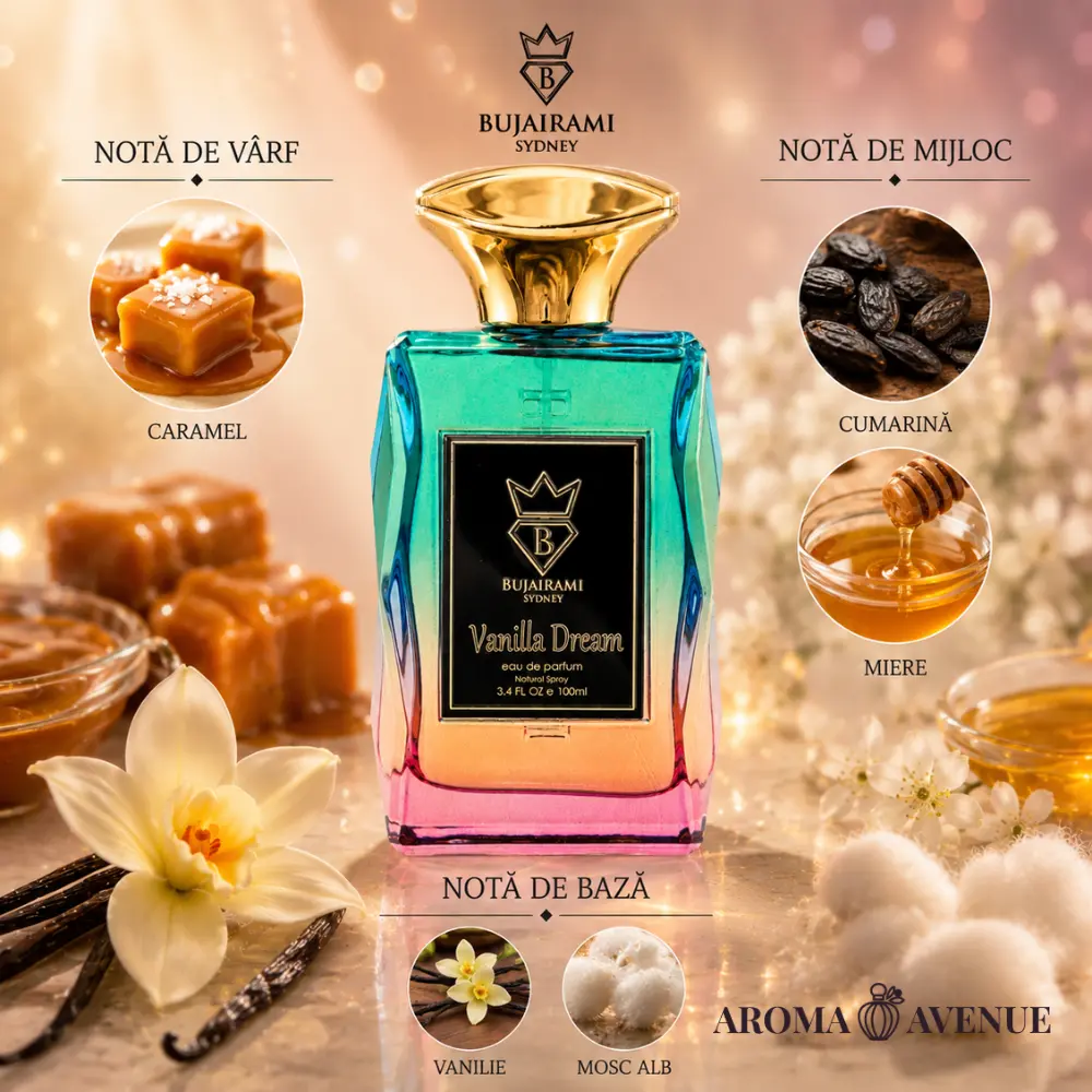 Bujairami Vanilla Dream Eau de Parfum pentru Femei 100 ml